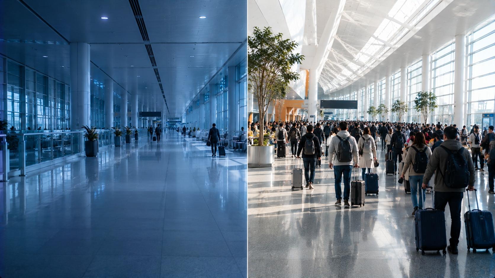 평일 vs 주말 인천공항 비교 — 언제 가야 덜 막히고 주차가 쉬울까?